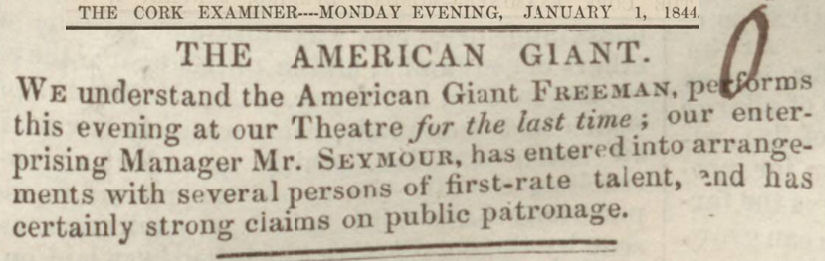 Charles Freeman The tallest man Michigan Giant