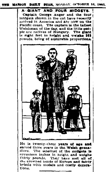 George Auger - The Cardiff Giant The tallest man Wales