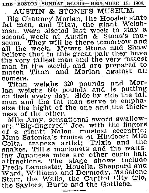 George Auger - The Cardiff Giant The tallest man Wales