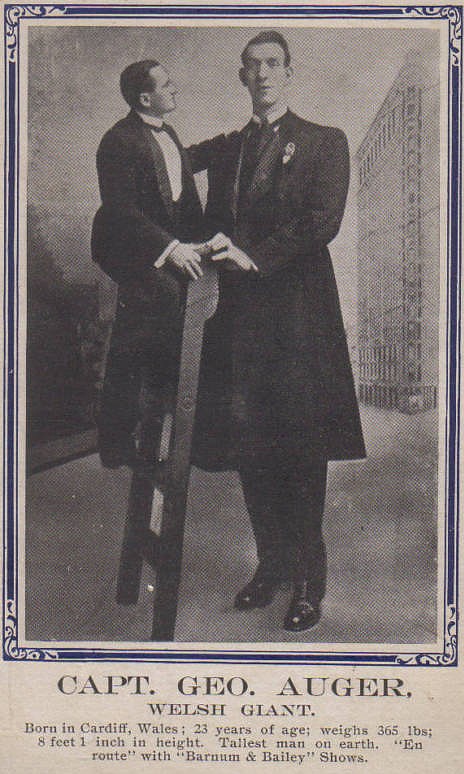 George Auger - The Cardiff Giant The tallest man Wales