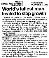 Parimal Chandra Barman - The tallest man Bangladesh