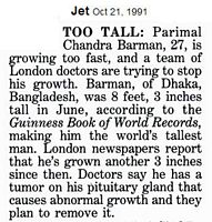 Parimal Chandra Barman - The tallest man Bangladesh